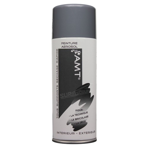 Bombe peinture gris ciment - bombe,